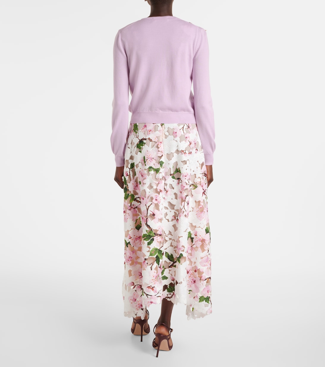 Cardigan en laine vierge | Oscar de la Renta