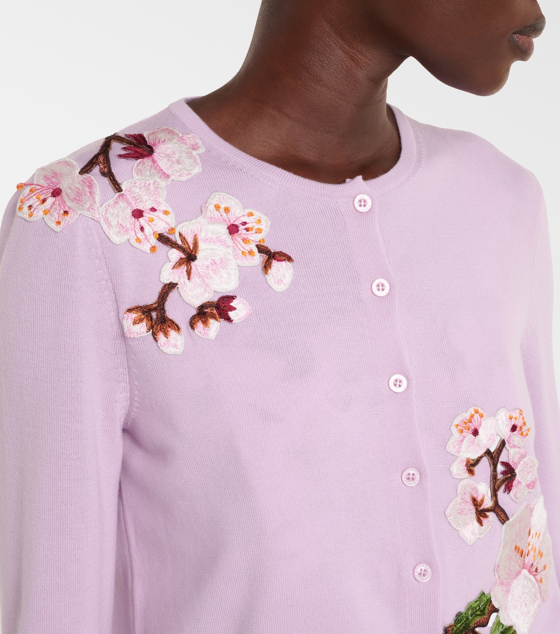 Cardigan en laine vierge | Oscar de la Renta