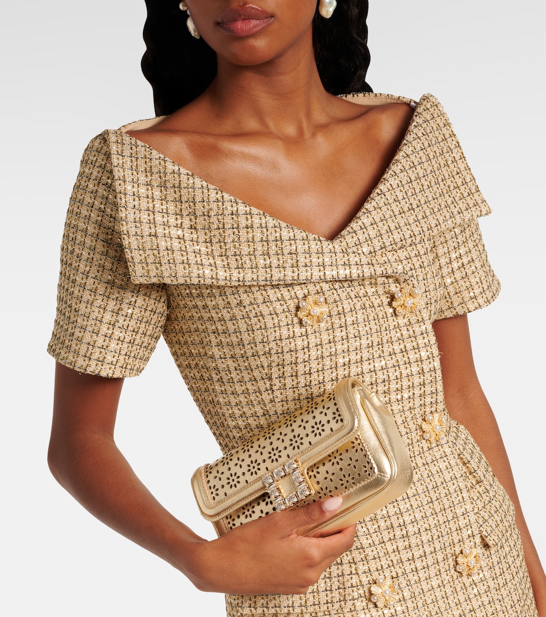 Viv leather shoulder bag | Roger Vivier