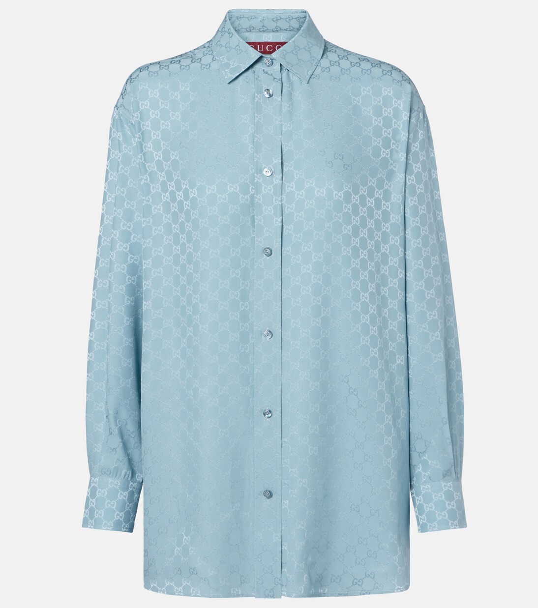 Camicia in seta GG | Gucci
