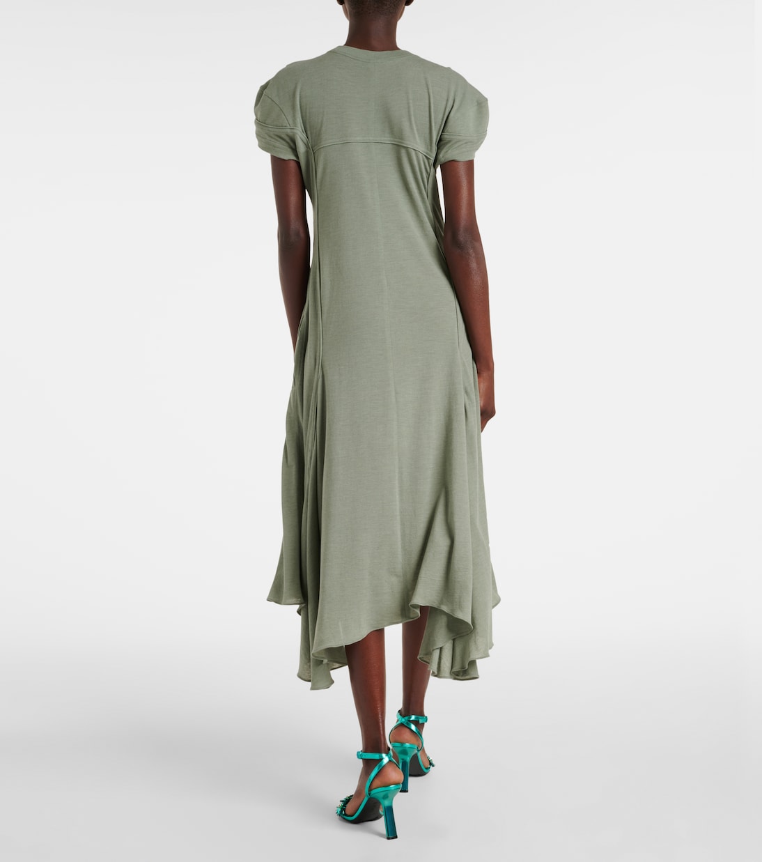 Robe midi Paula's Ibiza en coton mélangé | Loewe
