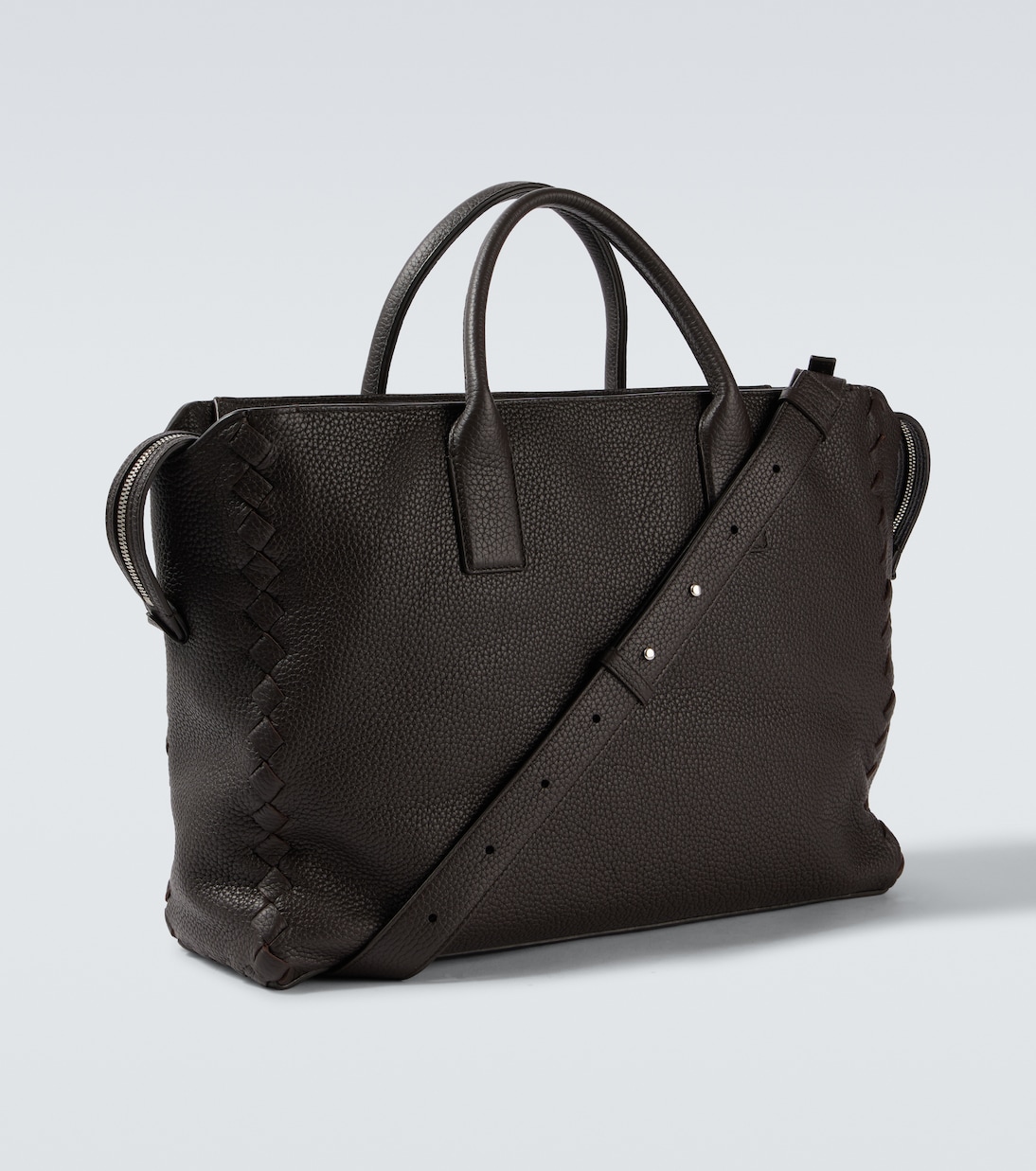 Interview leather briefcase | Bottega Veneta