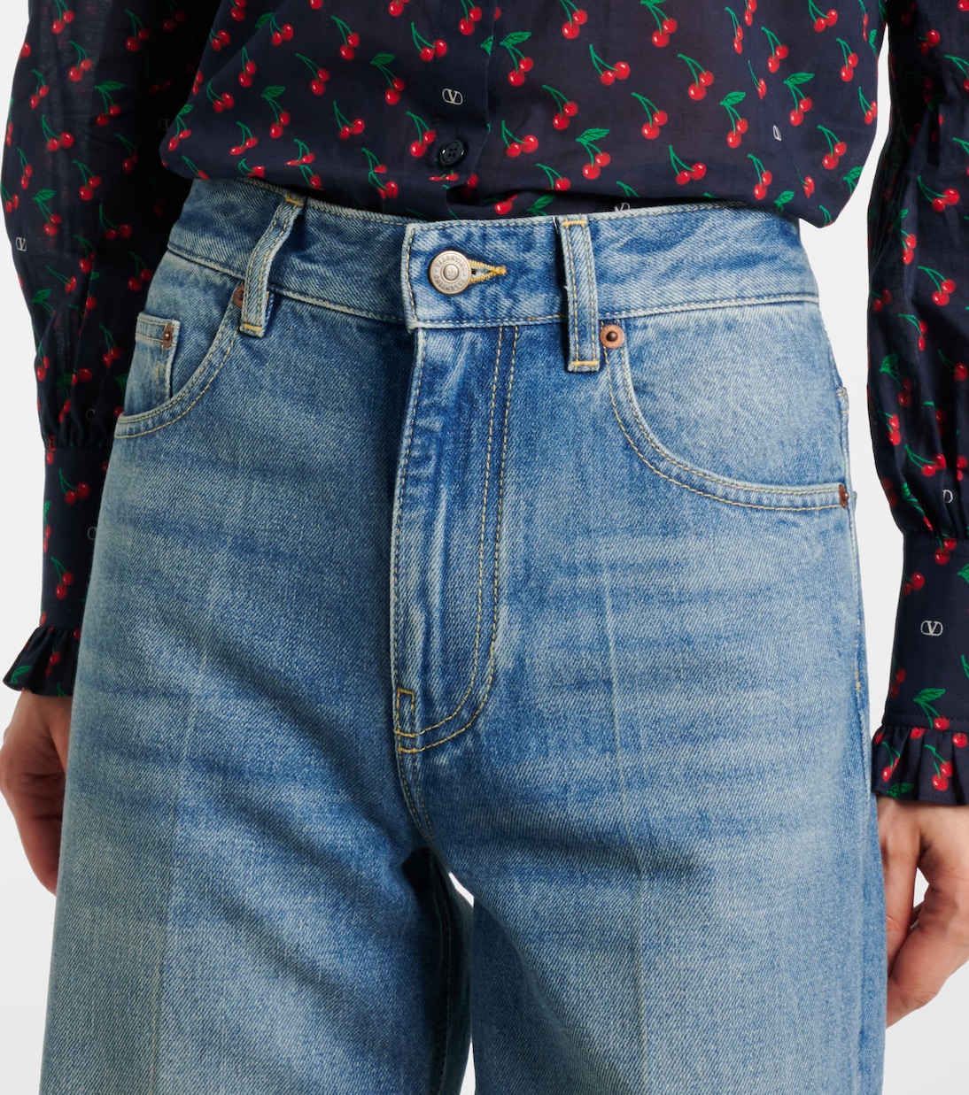 Jean ample Délavé | Valentino