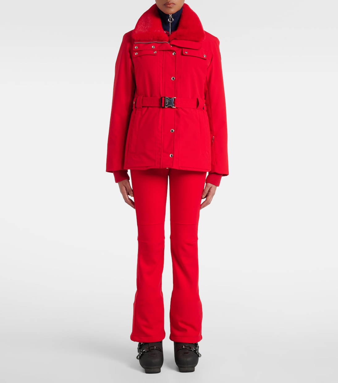 Dessa faux fur-trimmed ski jacket | Fusalp