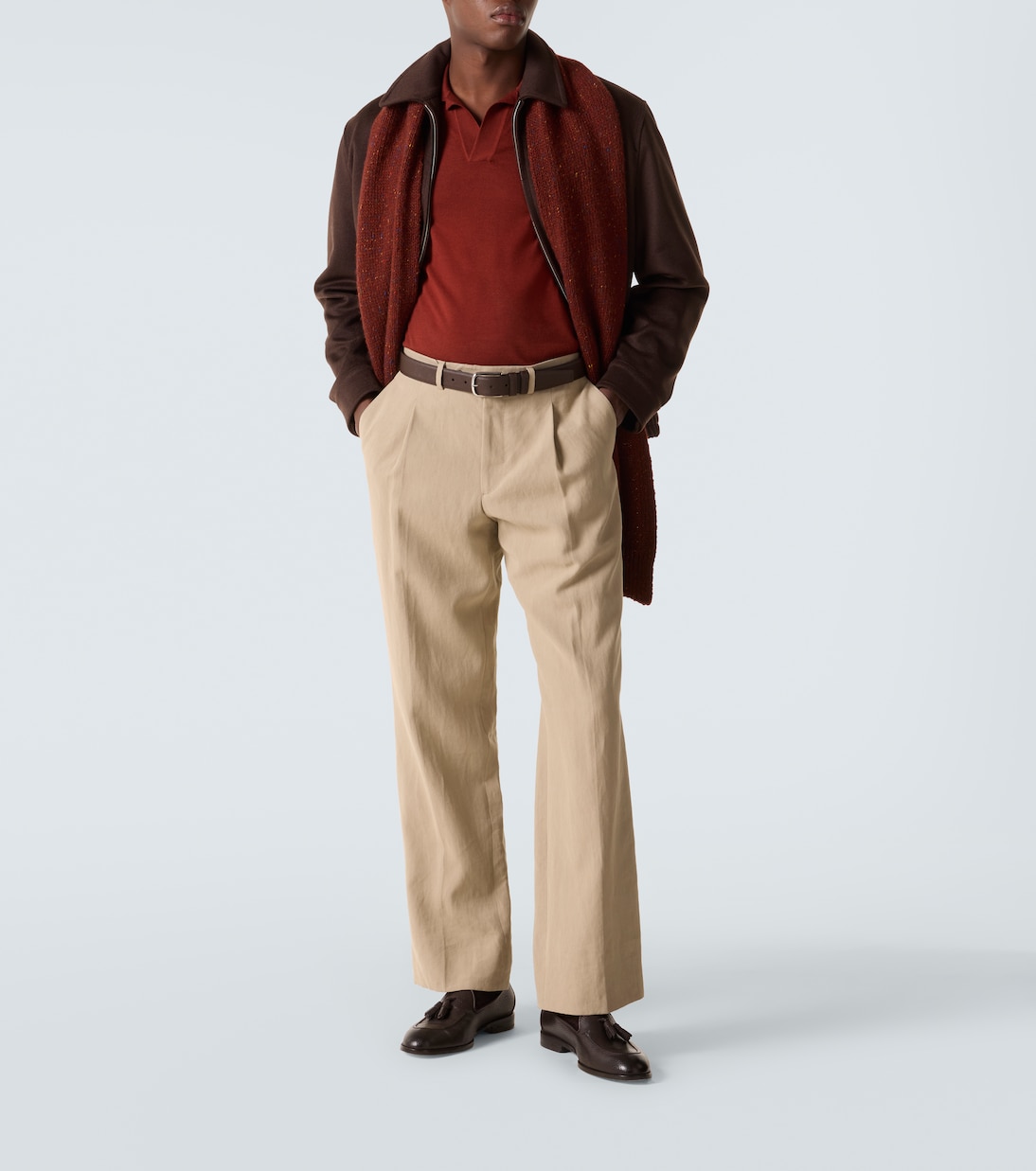 Cashmere and silk polo sweater | Gabriela Hearst