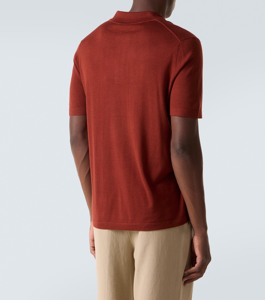 Cashmere and silk polo sweater | Gabriela Hearst