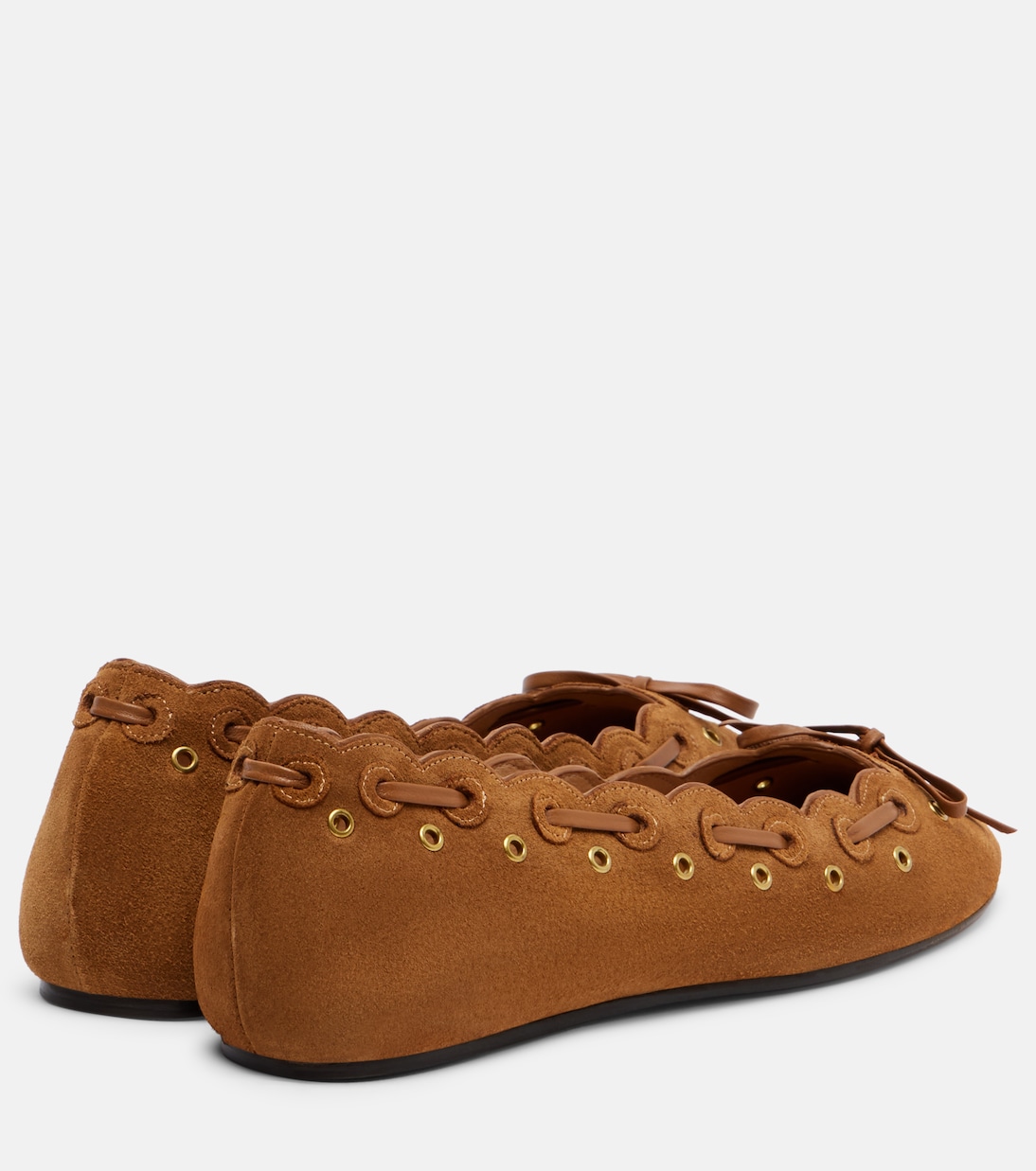 Balfy bow-detail suede ballet flats | Isabel Marant