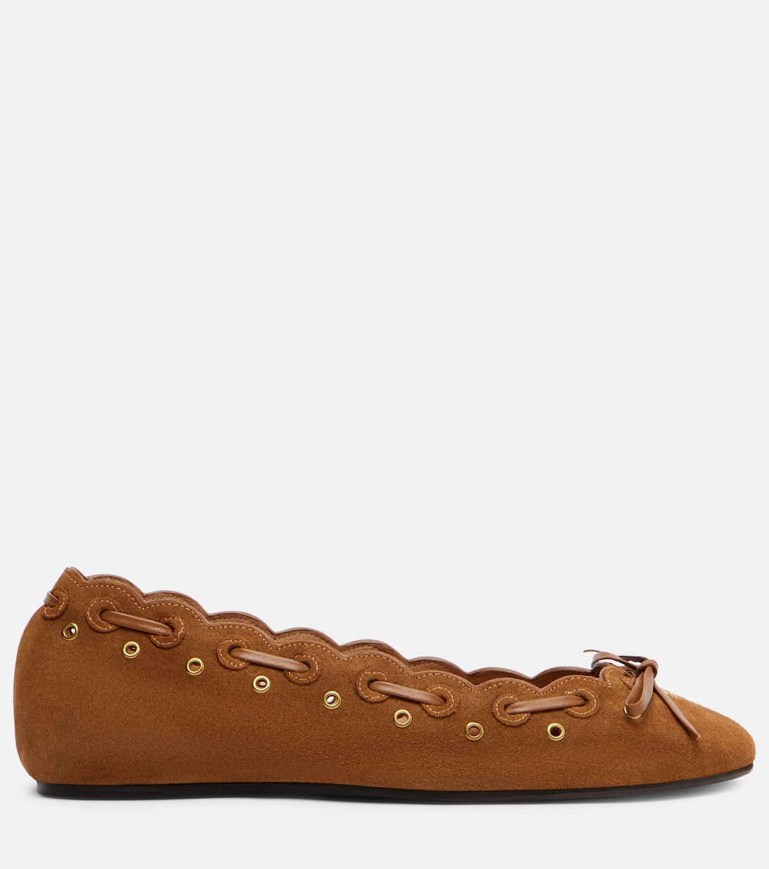 Balfy bow-detail suede ballet flats | Isabel Marant