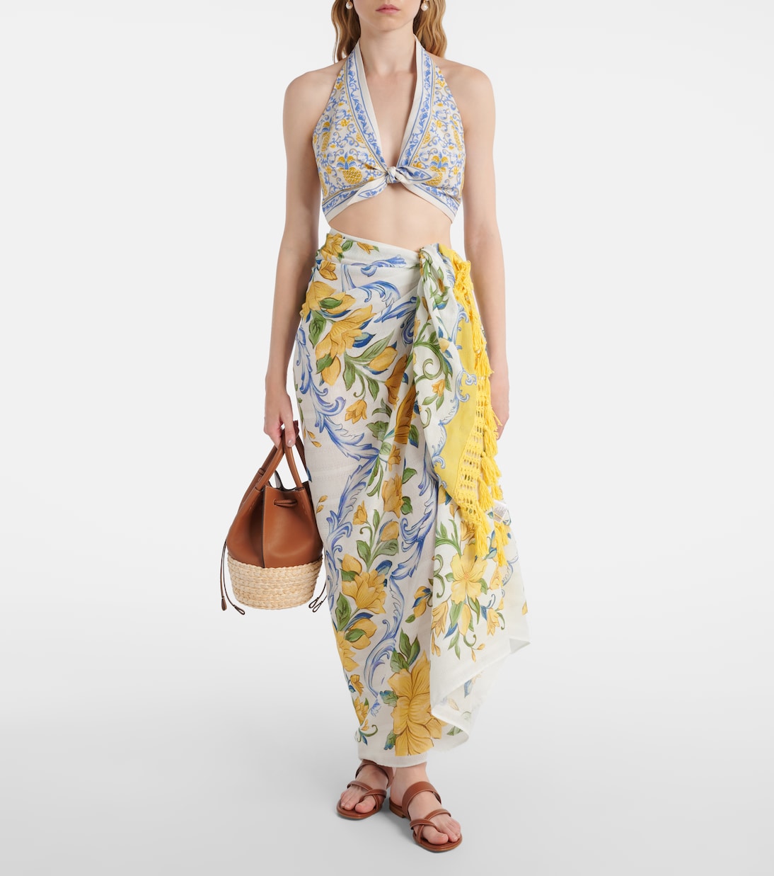 Printed beach cover-up | Farm Rio