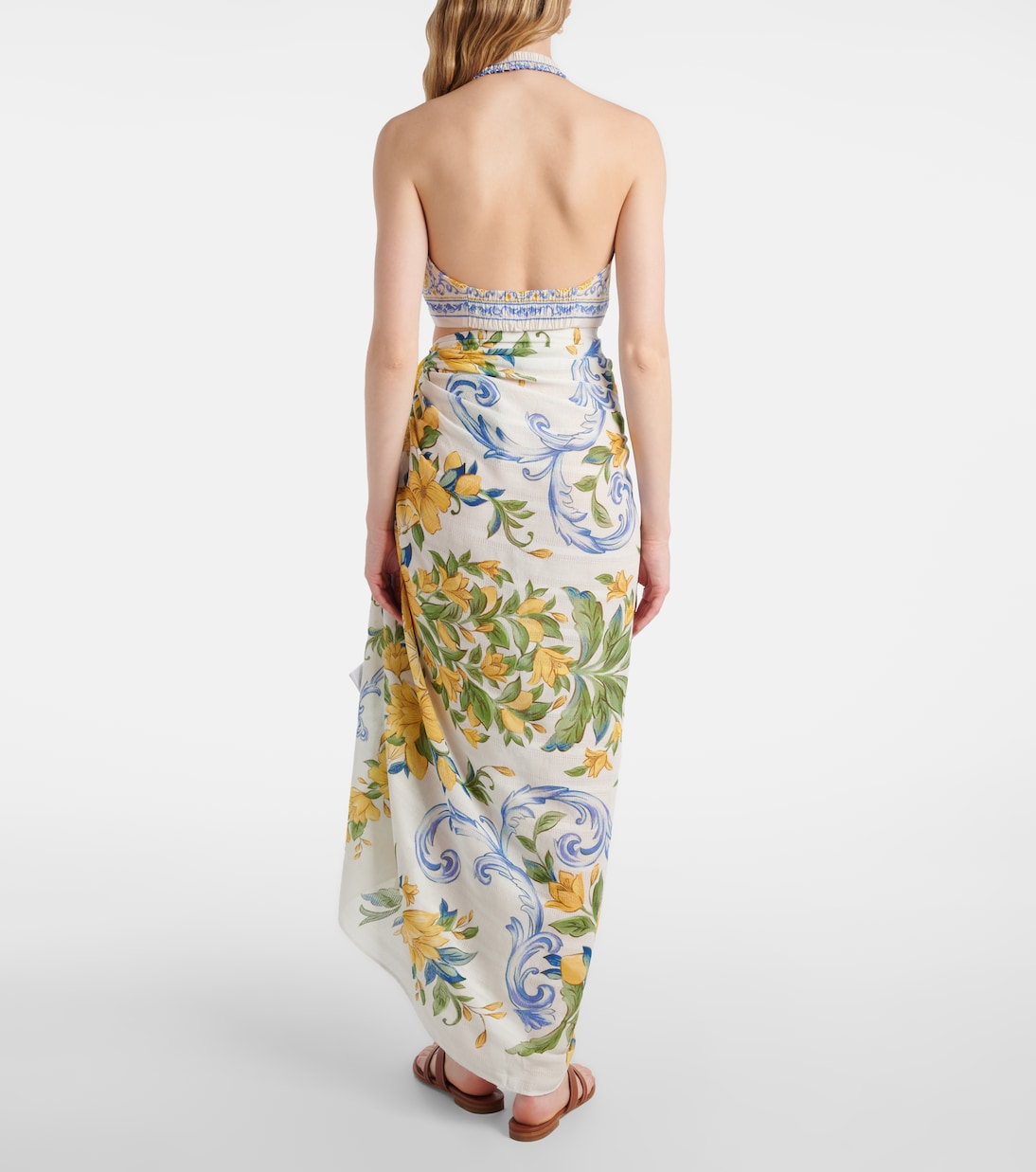 Printed beach cover-up | Farm Rio