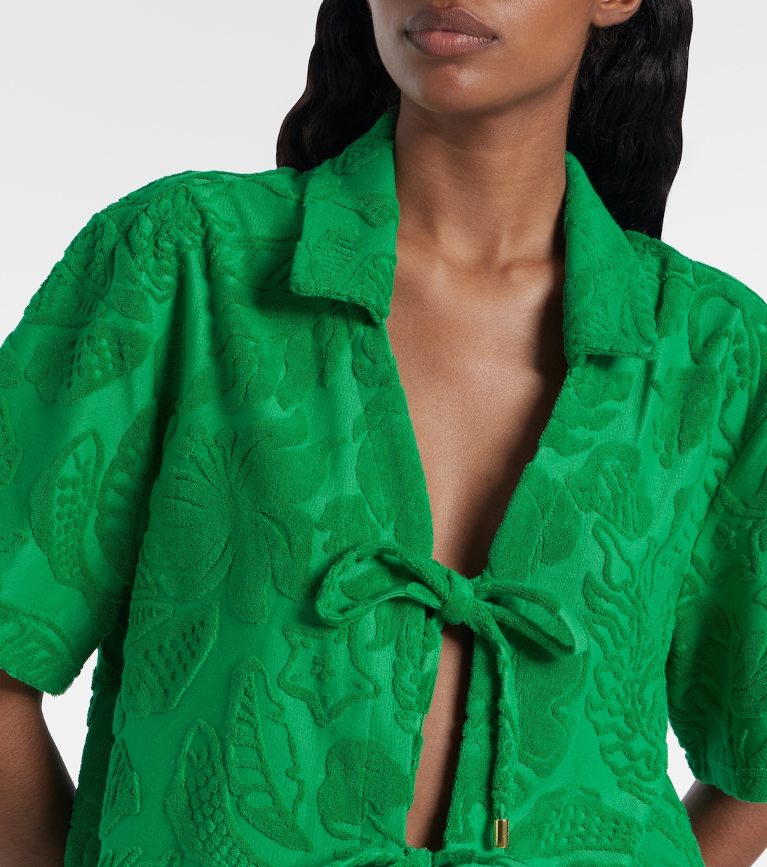 Chemise en coton mélangé à fleurs | Farm Rio