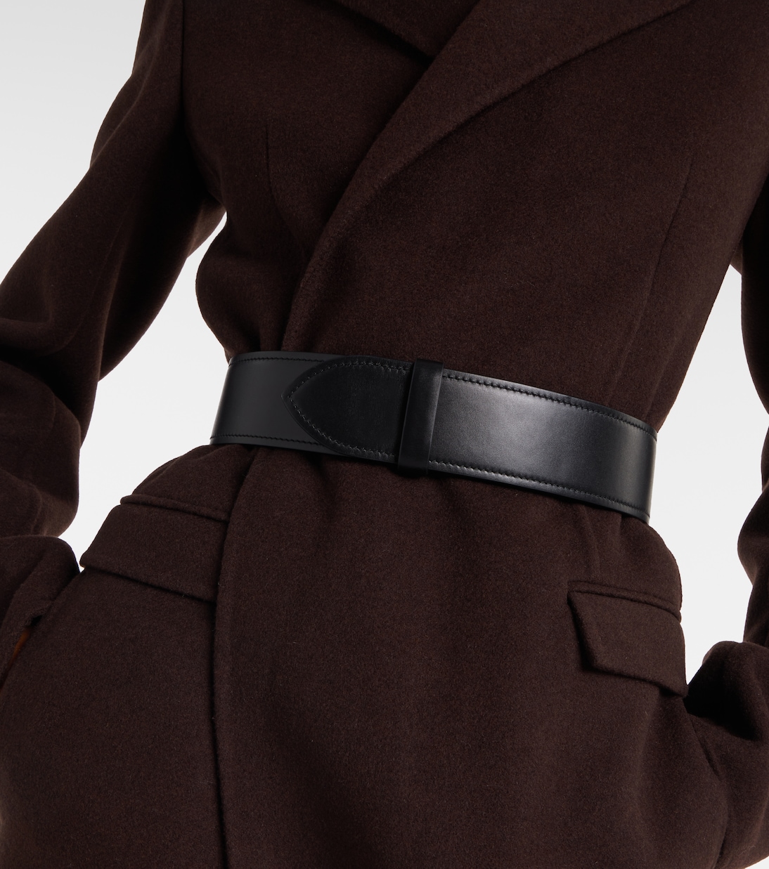 Theo leather belt | Khaite