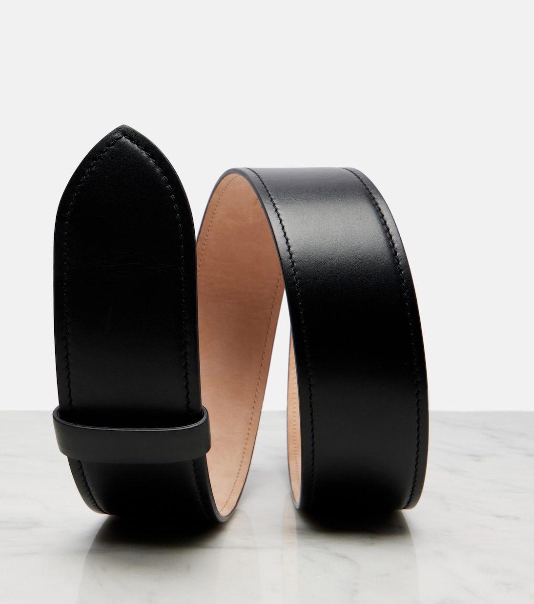 Theo leather belt | Khaite