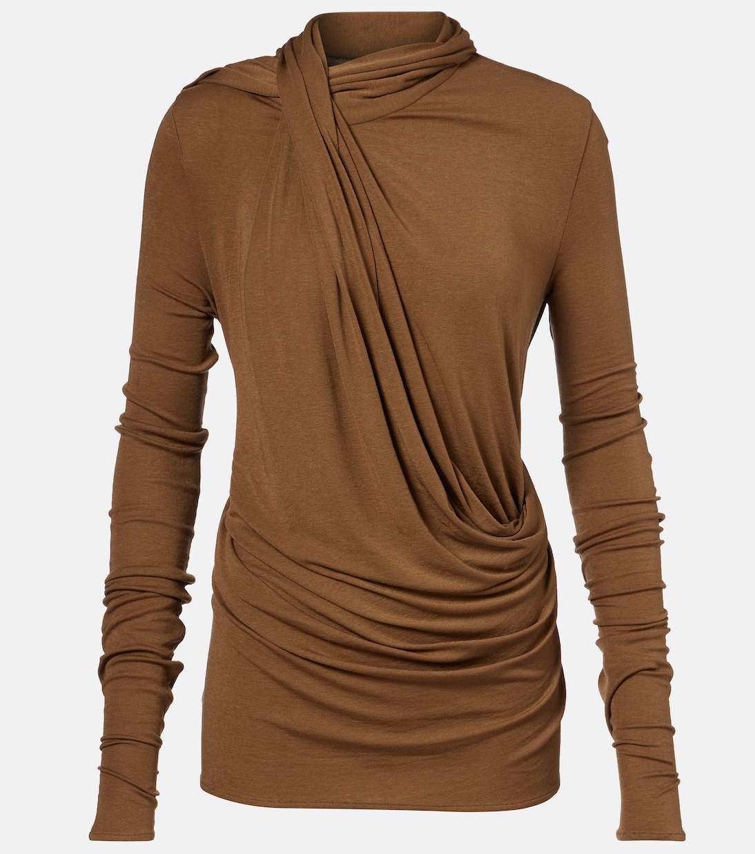 Draped jersey top | Entire Studios