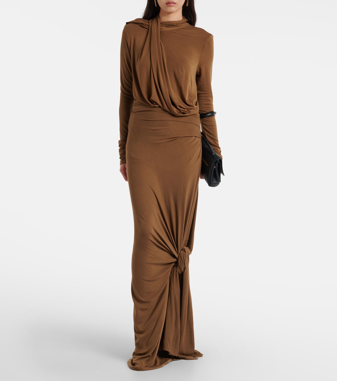 Draped jersey top | Entire Studios