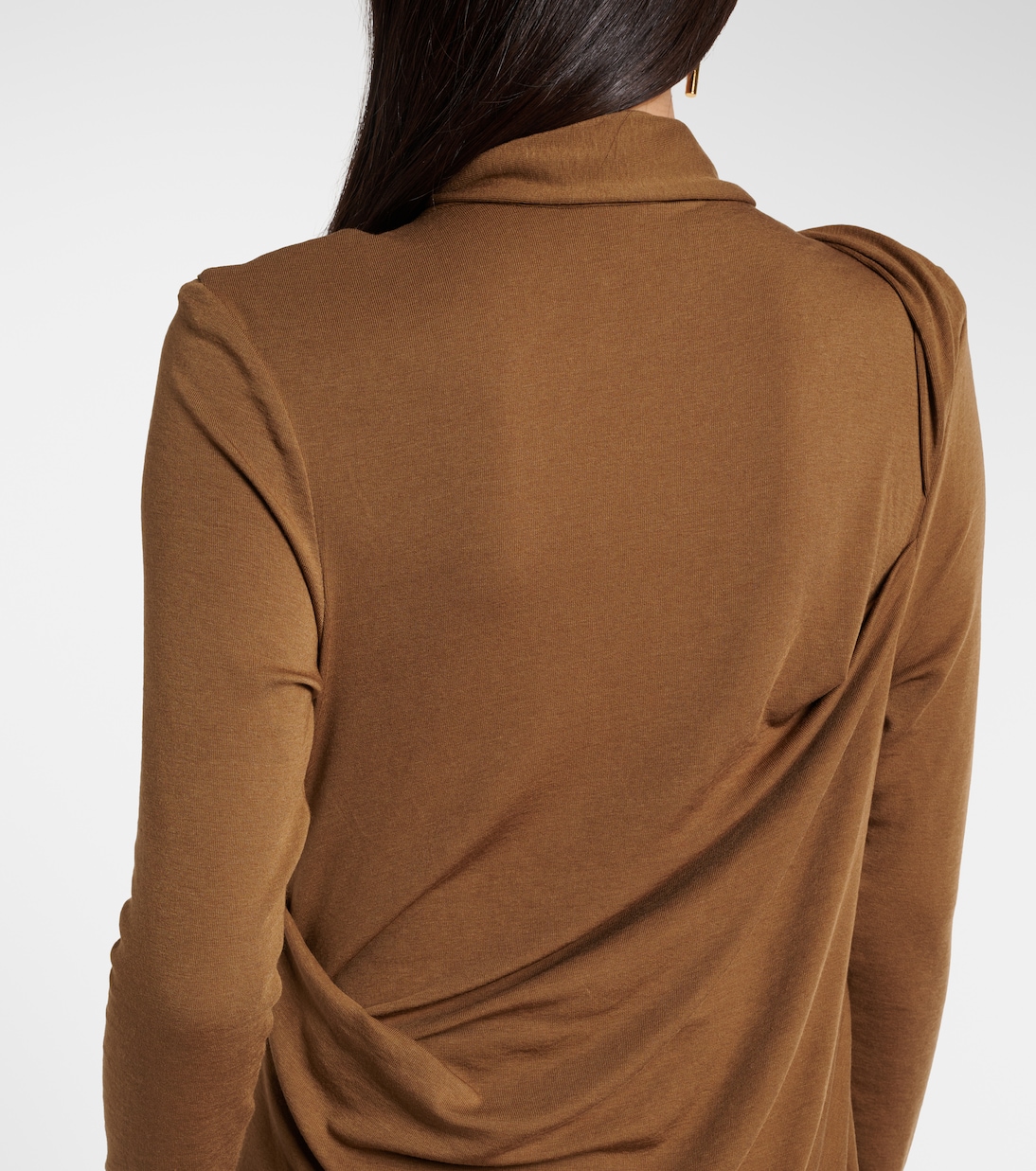 Draped jersey top | Entire Studios