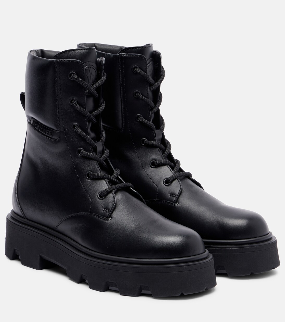 Botines Aurea de piel con cordones | Moncler