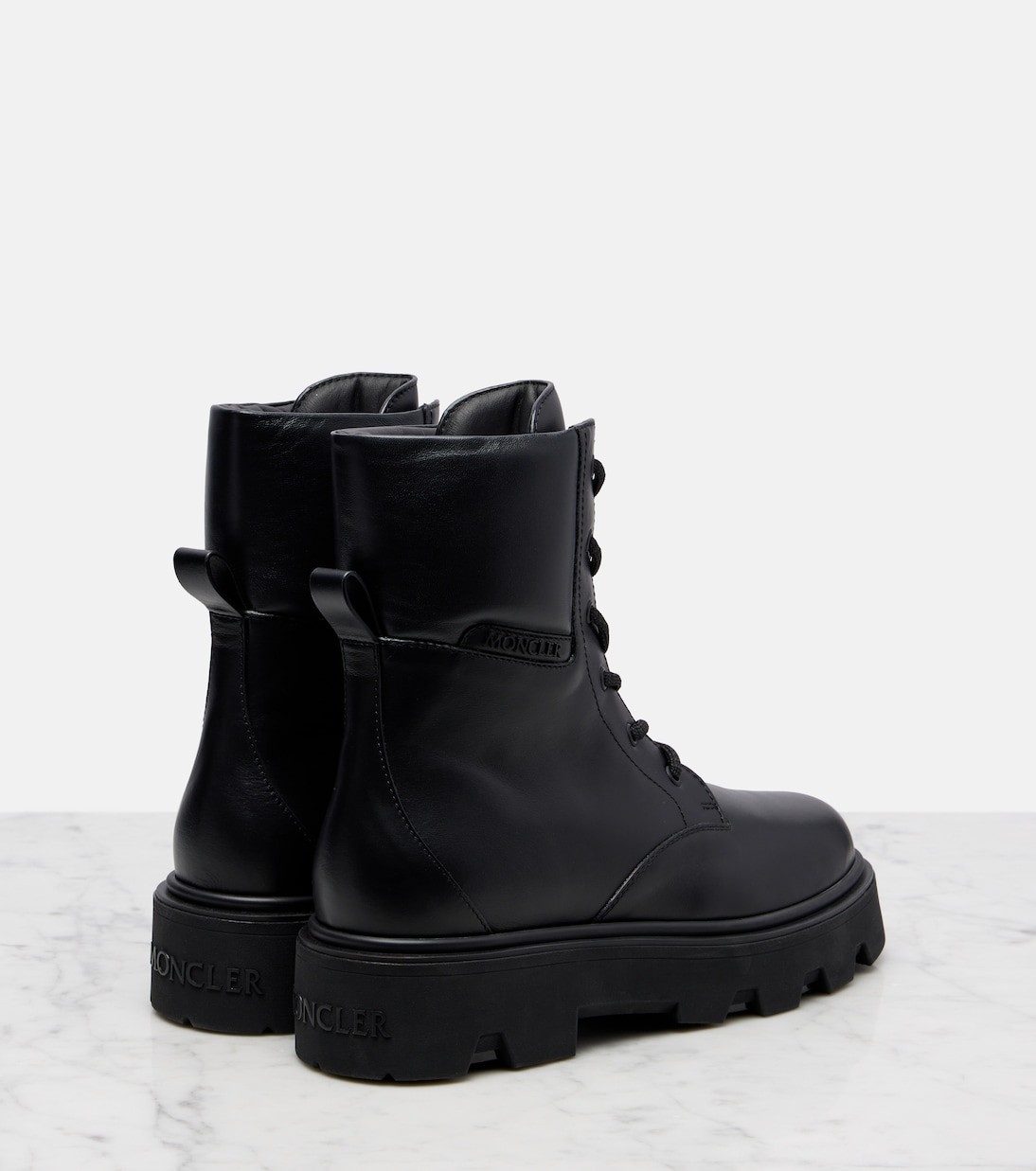 Botines Aurea de piel con cordones | Moncler