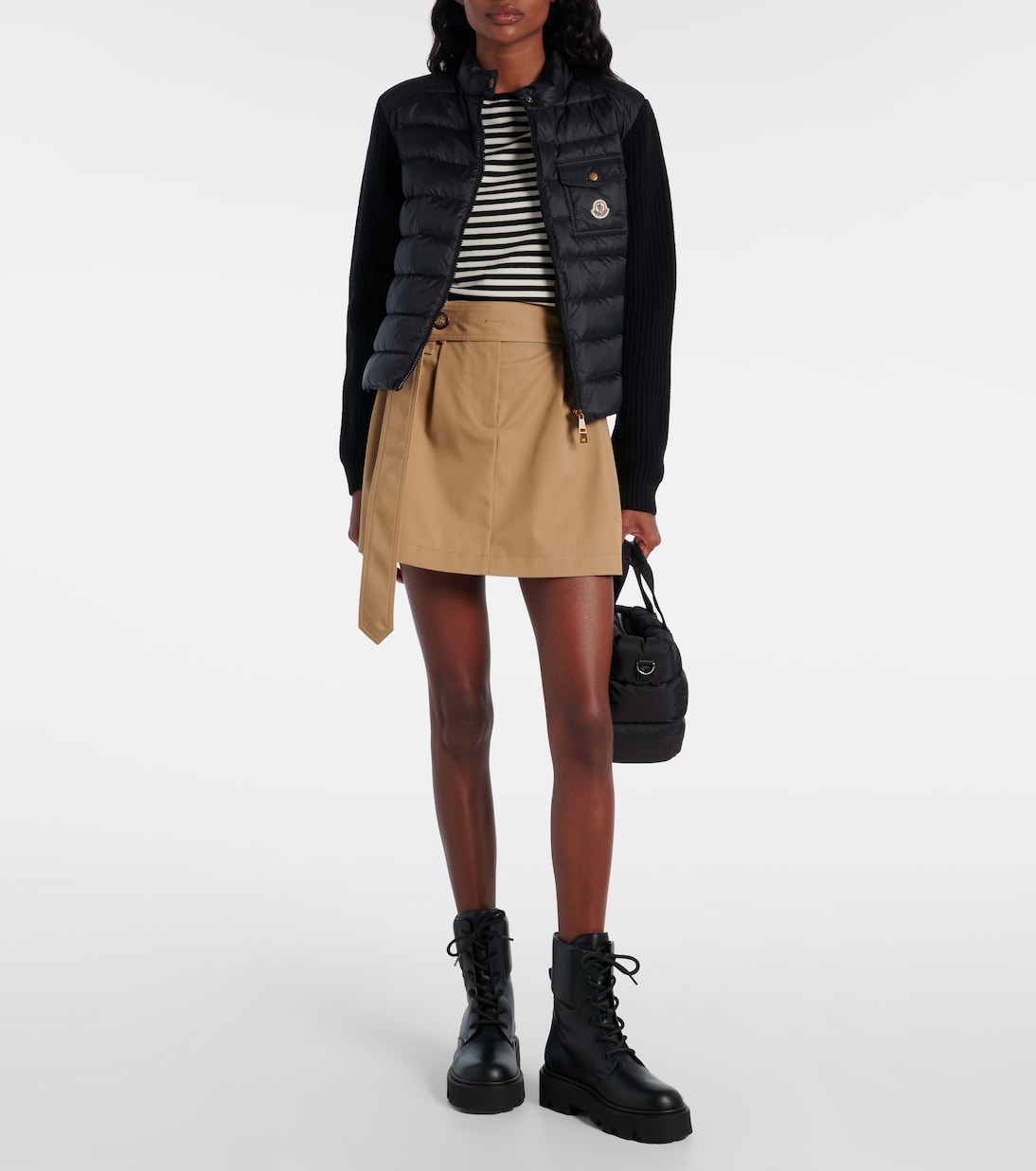 Botines Aurea de piel con cordones | Moncler
