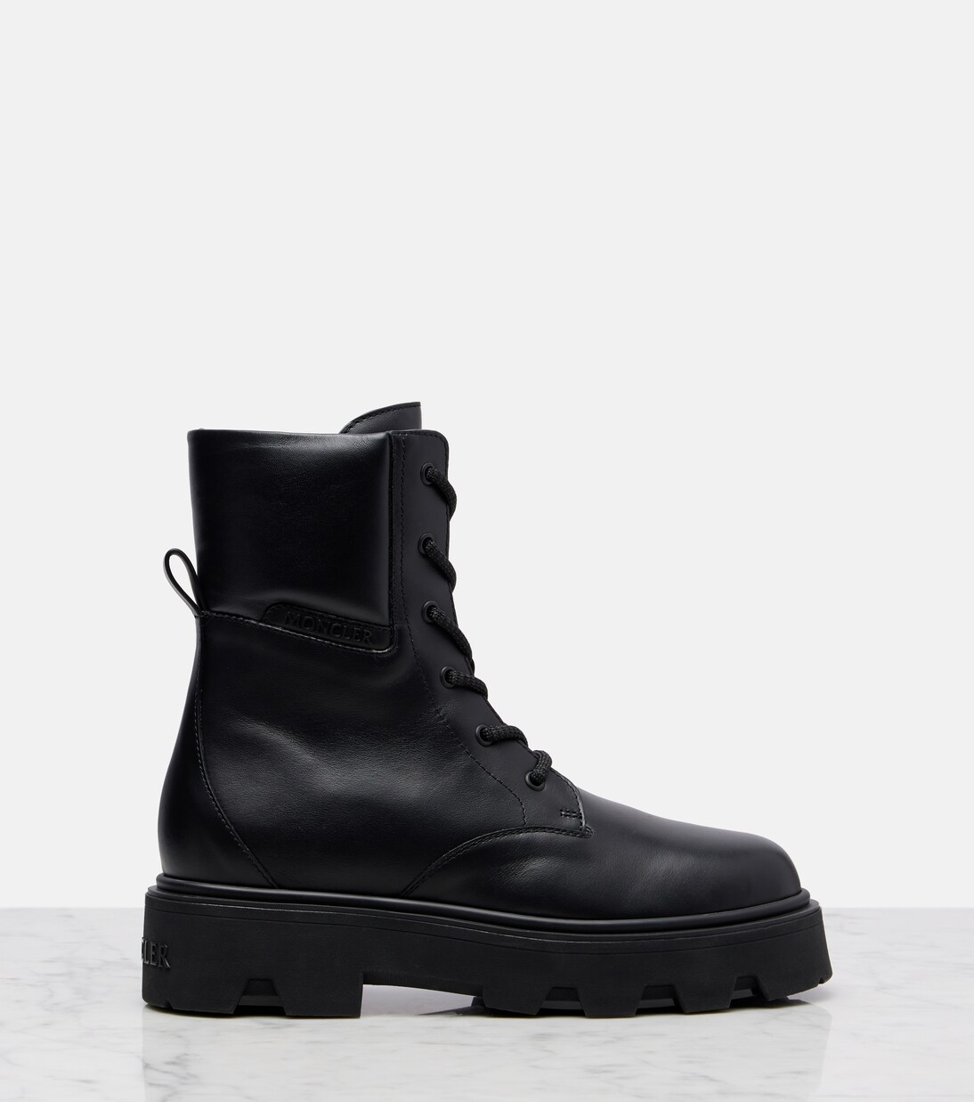 Botines Aurea de piel con cordones | Moncler
