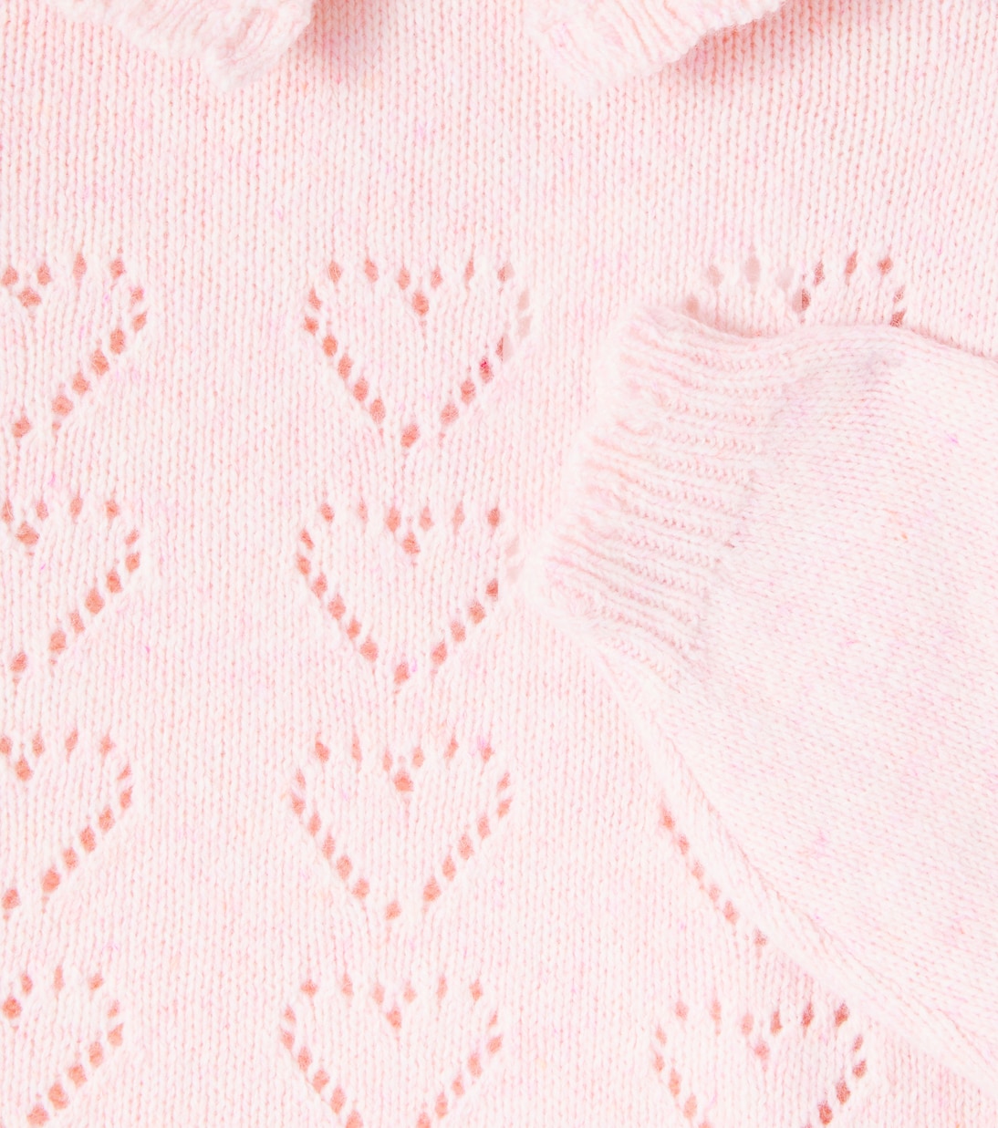 Monna pointelle wool-blend sweater | Bebe Organic