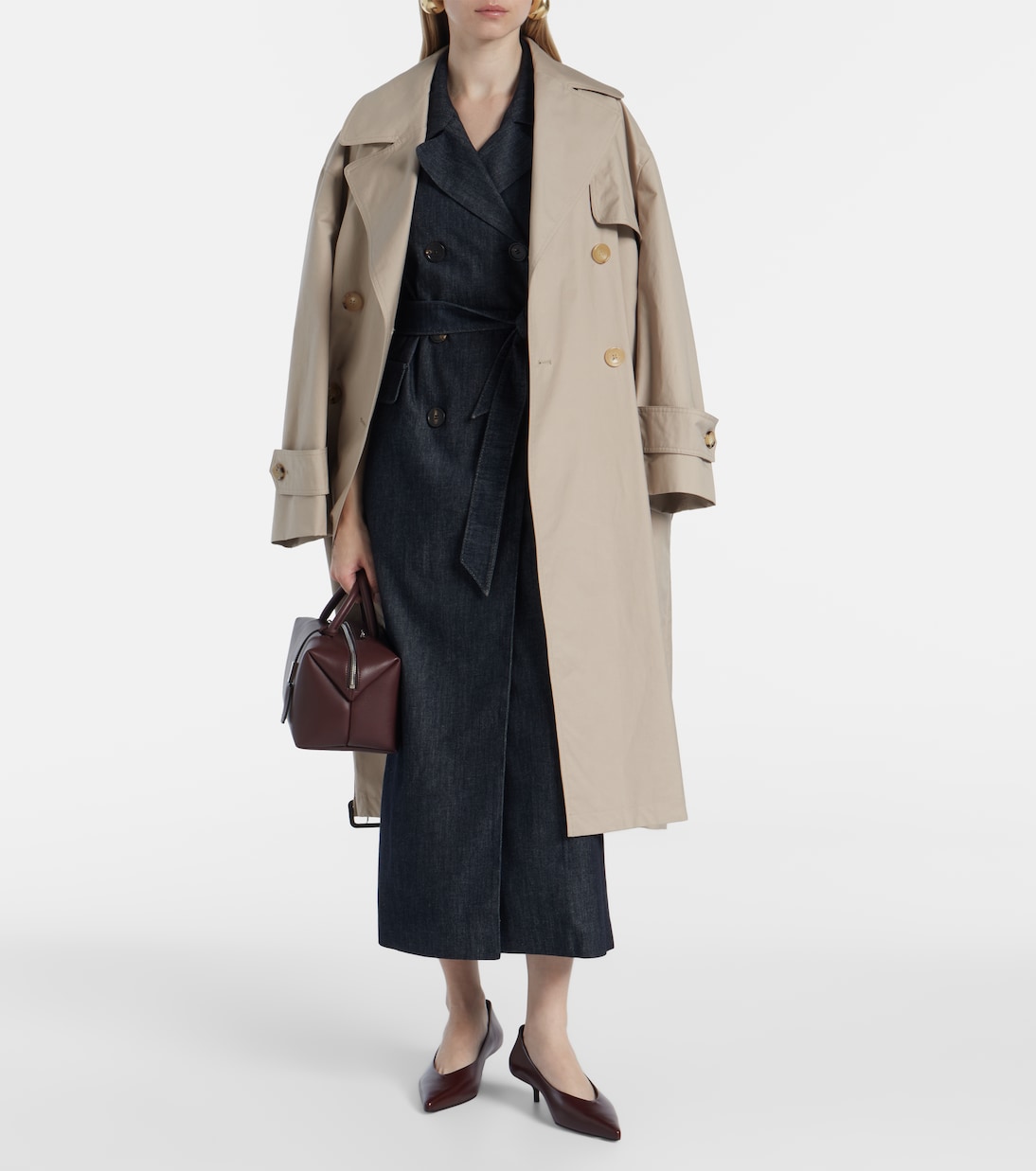Abito lungo di jeans Greta con cintura | 'S Max Mara