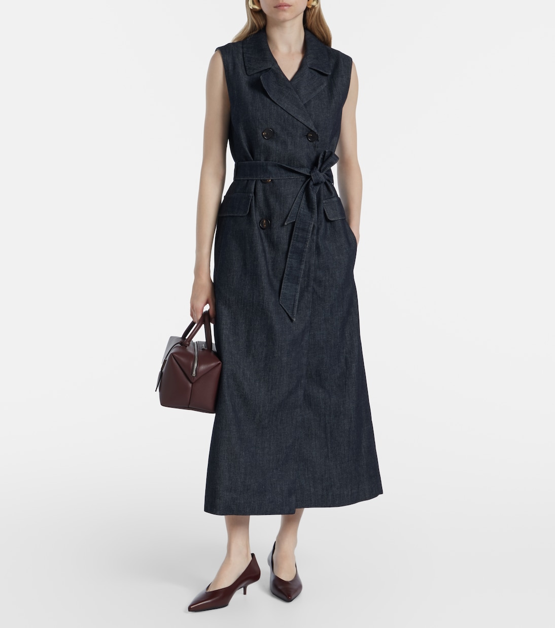 Abito lungo di jeans Greta con cintura | 'S Max Mara
