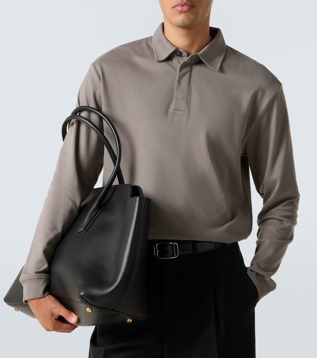 Cotton polo shirt | Sunspel