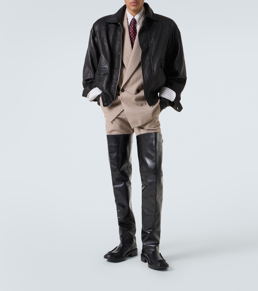 Stivali cuissardes Joe in pelle | Saint Laurent