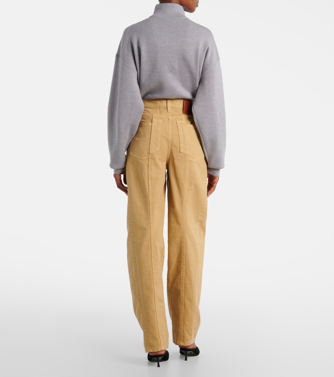 High-Rise Barrel Jeans | Victoria Beckham