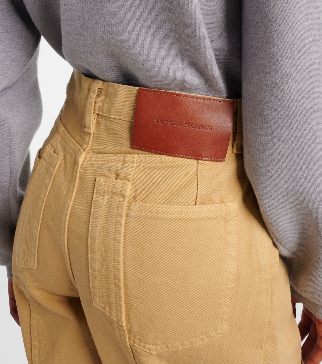 High-Rise Barrel Jeans | Victoria Beckham