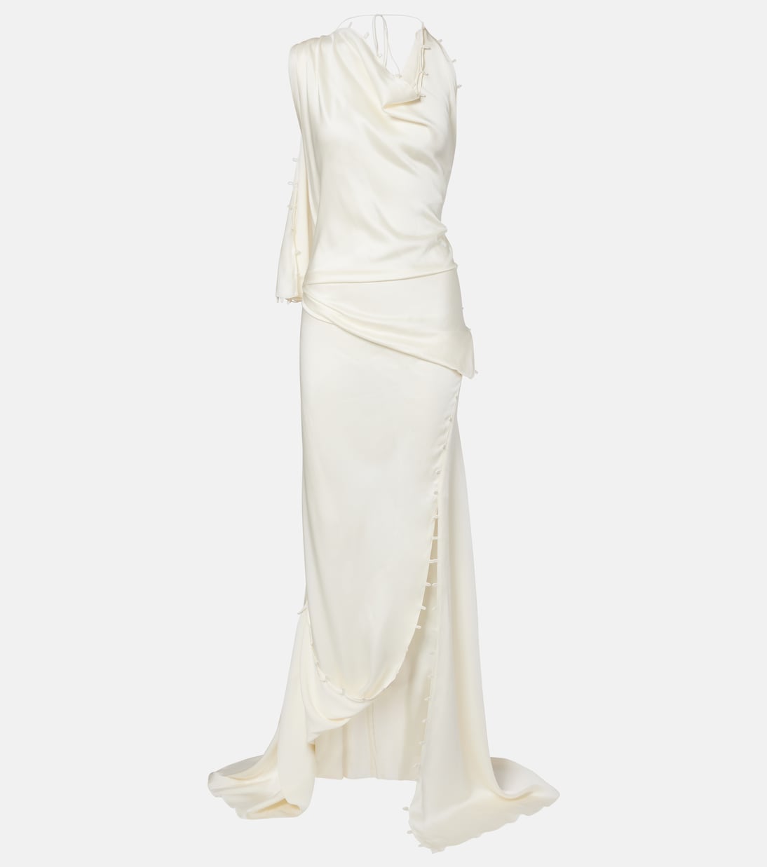 Robe aus Satin | Victoria Beckham