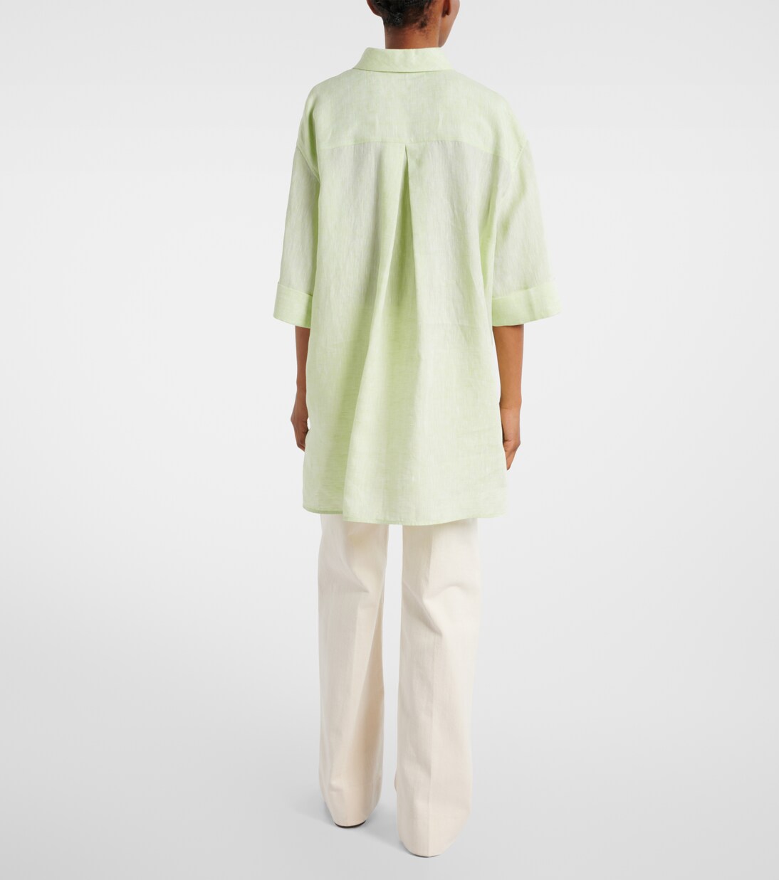Oversized linen polo shirt | Valentino