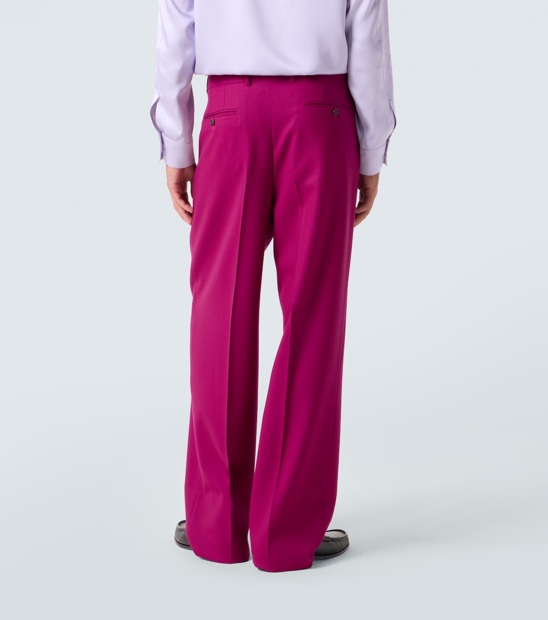 Wool twill suit pants | Tom Ford
