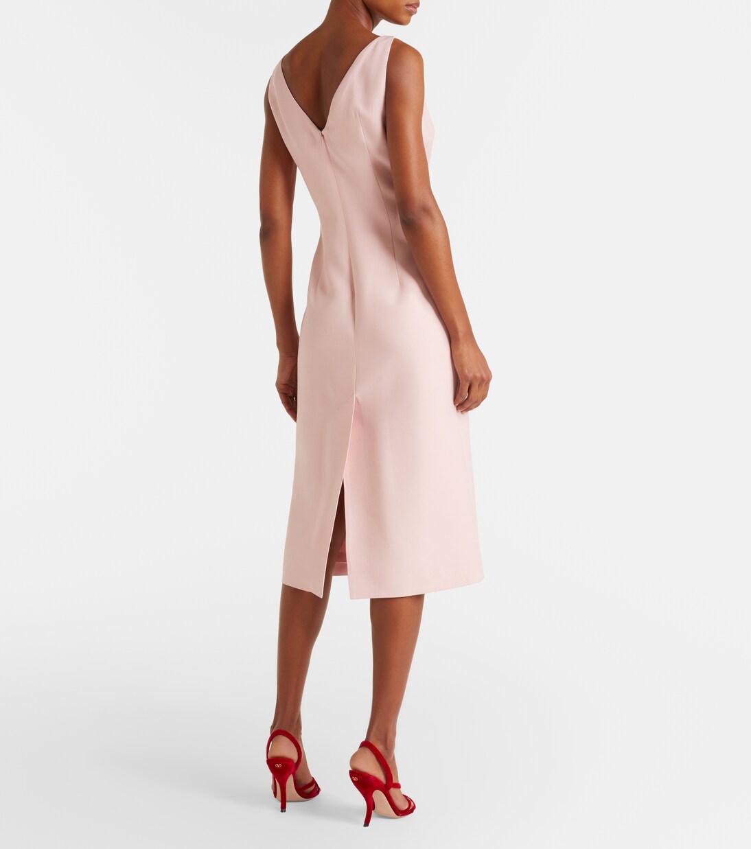 Midikleid aus Crêpe Couture | Valentino