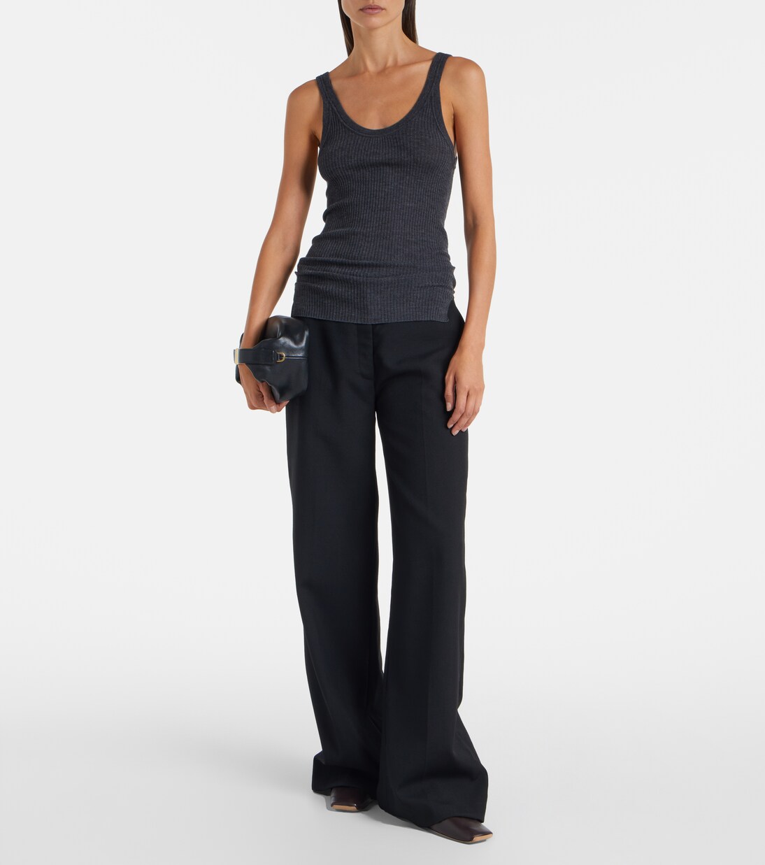 Ella ribbed-knit wool tank top | Calvin Klein