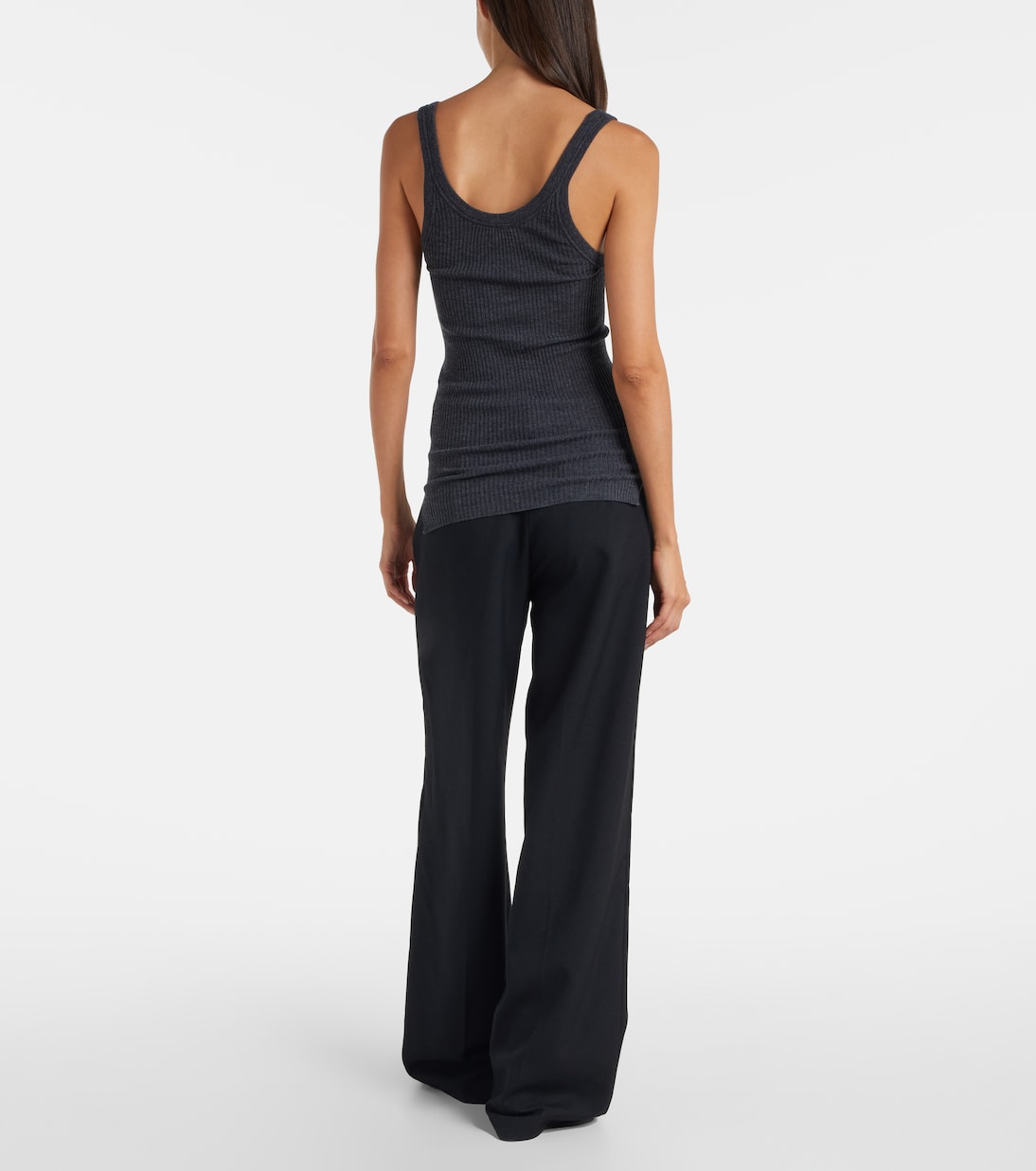 Ella ribbed-knit wool tank top | Calvin Klein