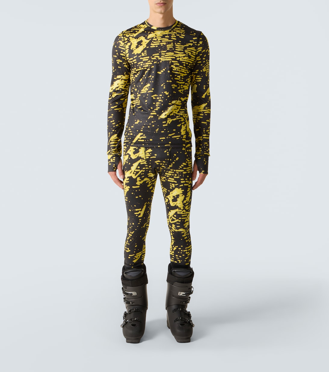 Top da sci Next To Skin con stampa | Aztech Mountain