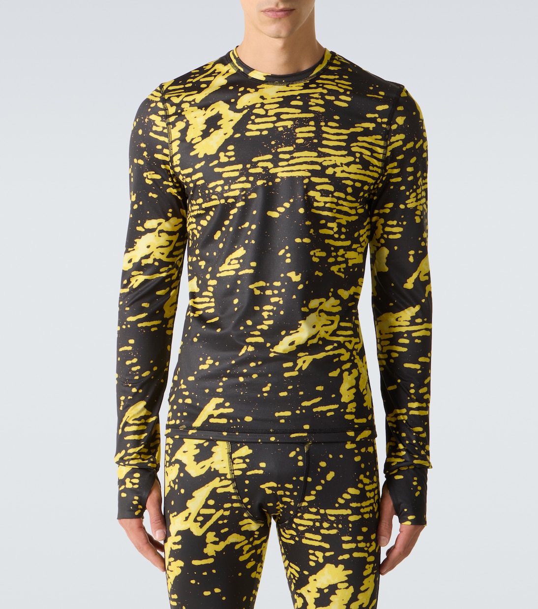Top da sci Next To Skin con stampa | Aztech Mountain
