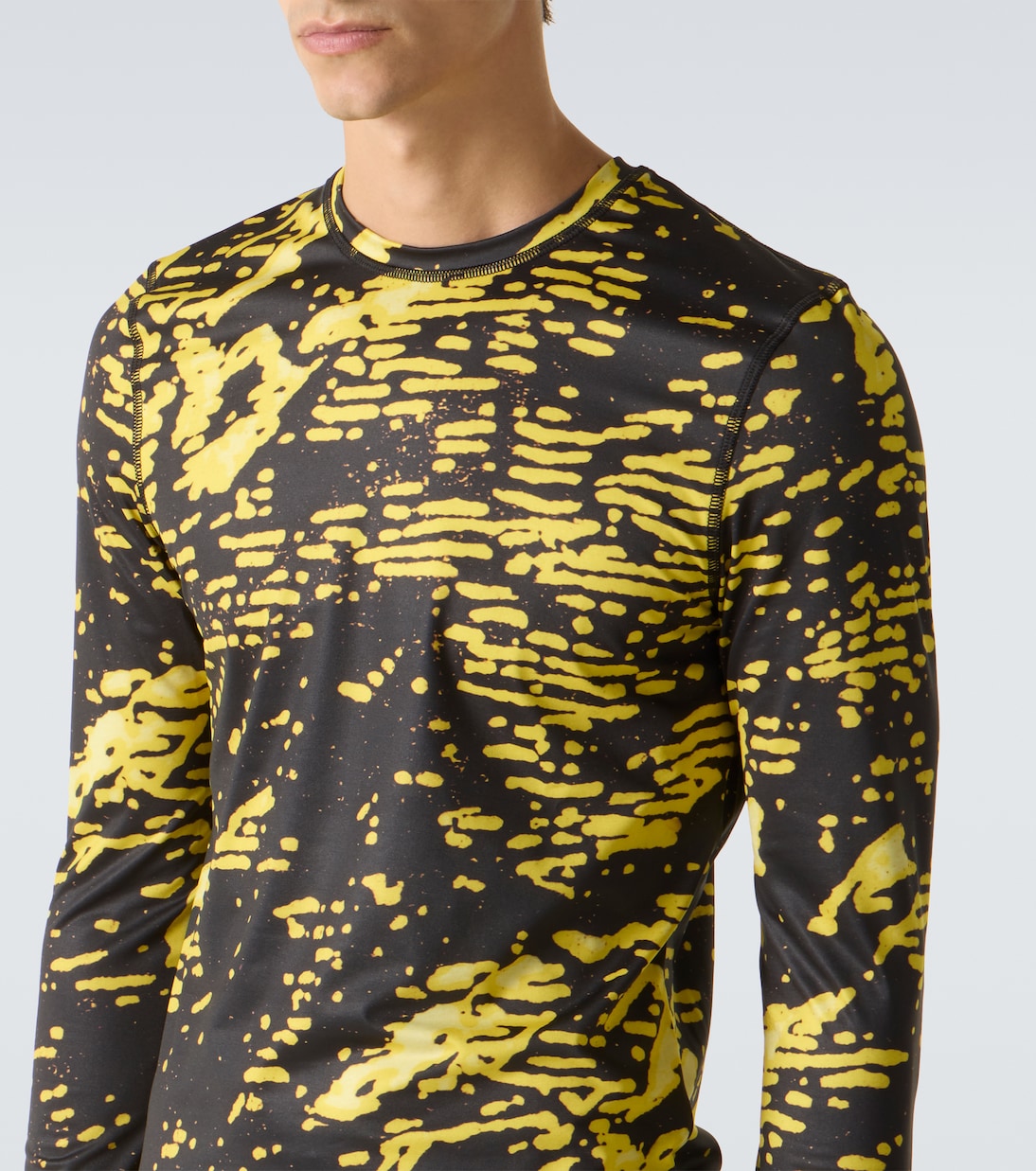 Top da sci Next To Skin con stampa | Aztech Mountain