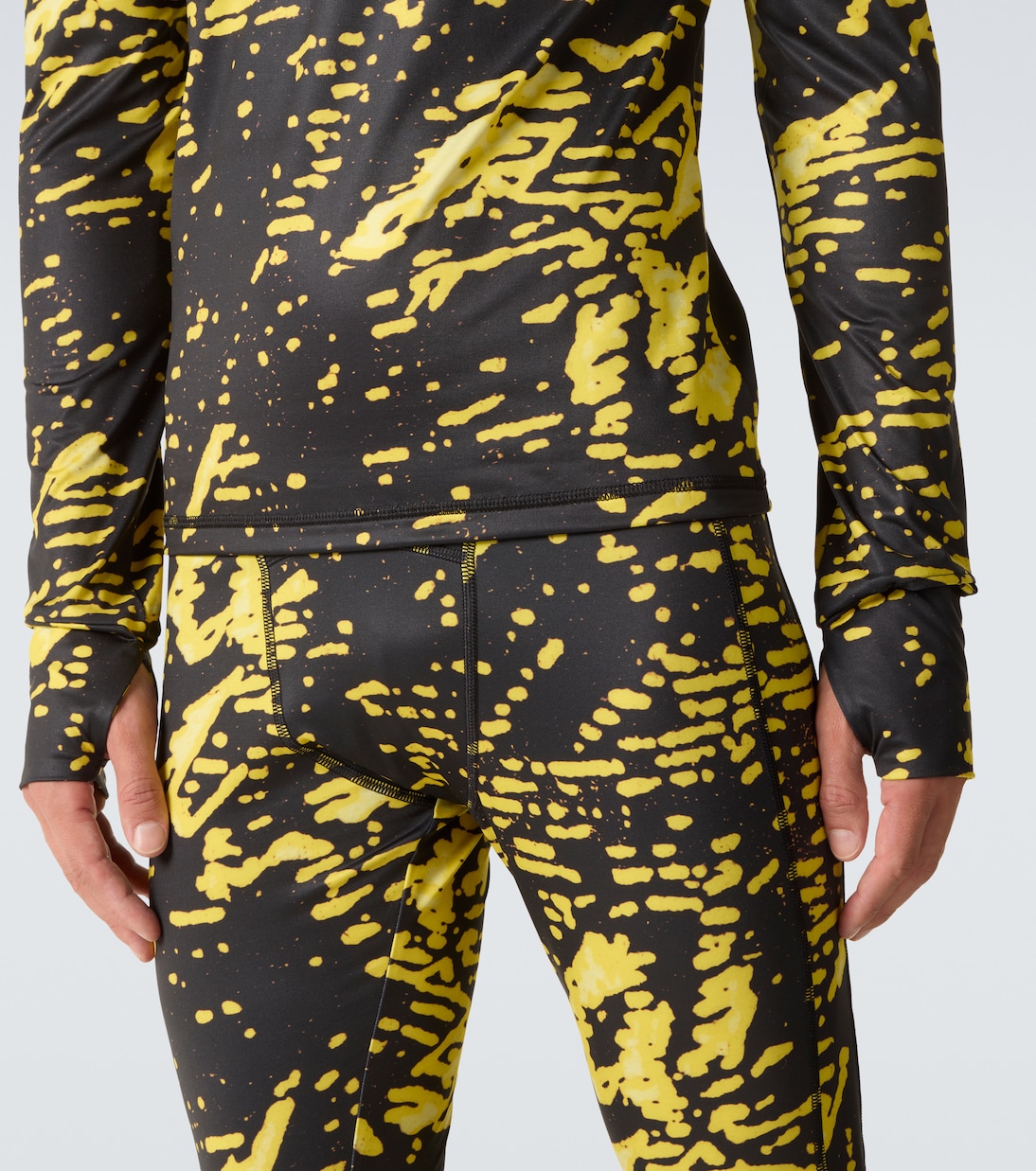 Top da sci Next To Skin con stampa | Aztech Mountain
