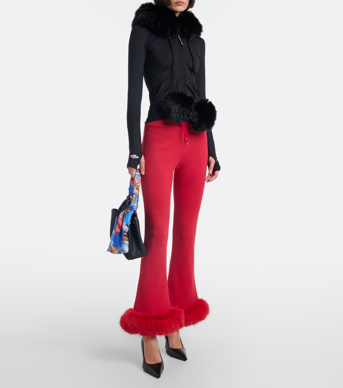 Low-rise cotton capri pants | Balenciaga