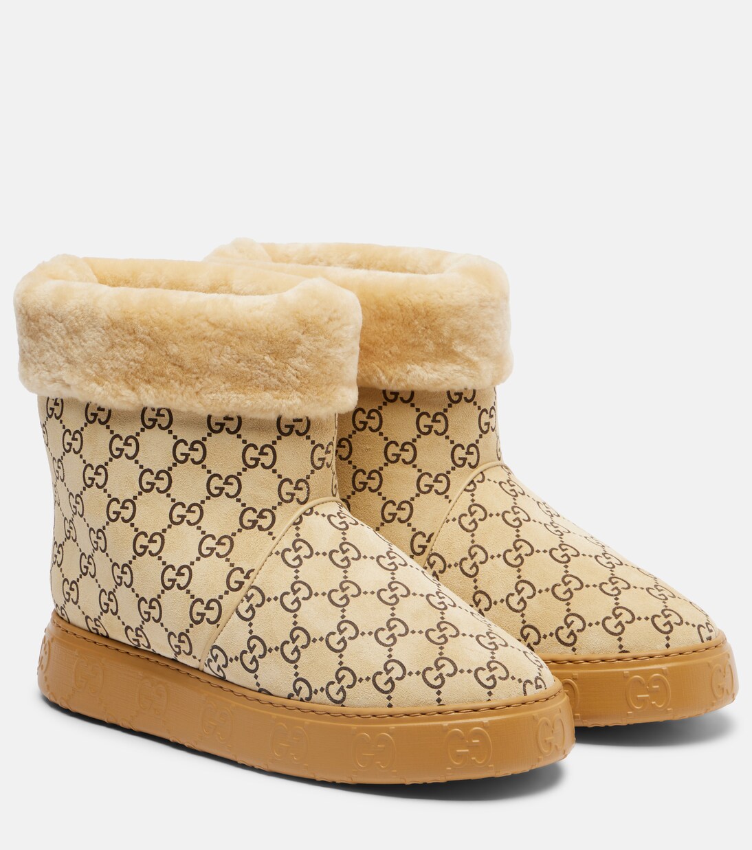 GG suede ankle boots | Gucci