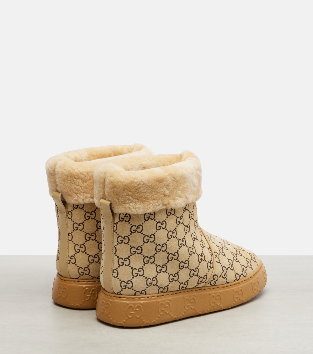 GG suede ankle boots | Gucci