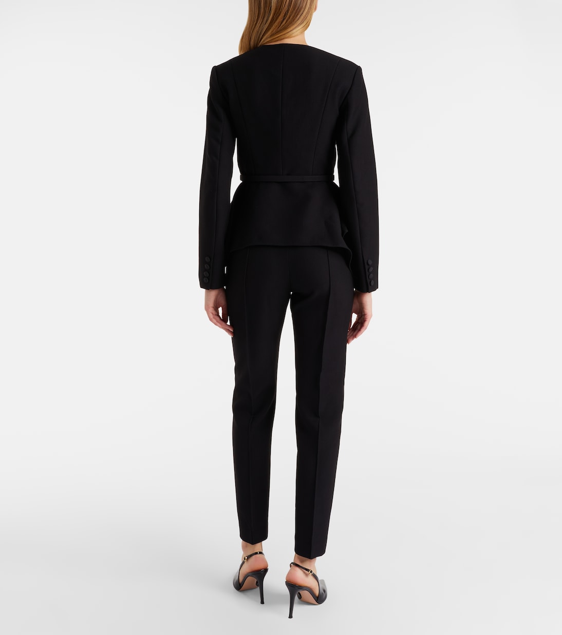 Crêpe slim pants | Roland Mouret
