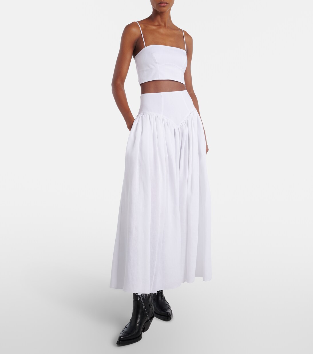 Crop top Blazie de lino | Gabriela Hearst