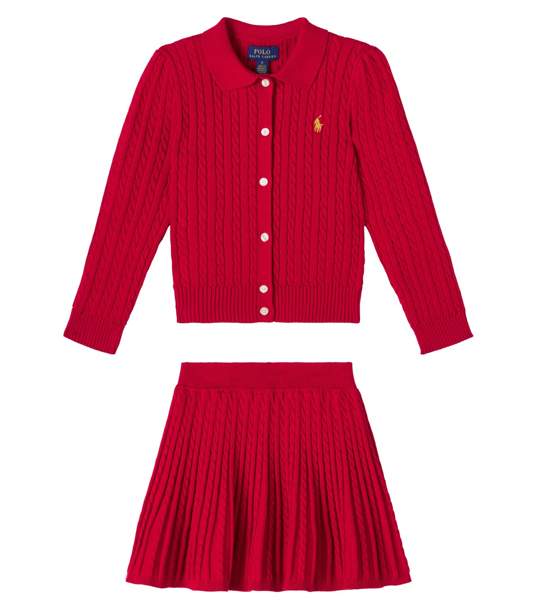 Set aus Cardigan und Rock | Polo Ralph Lauren Kids