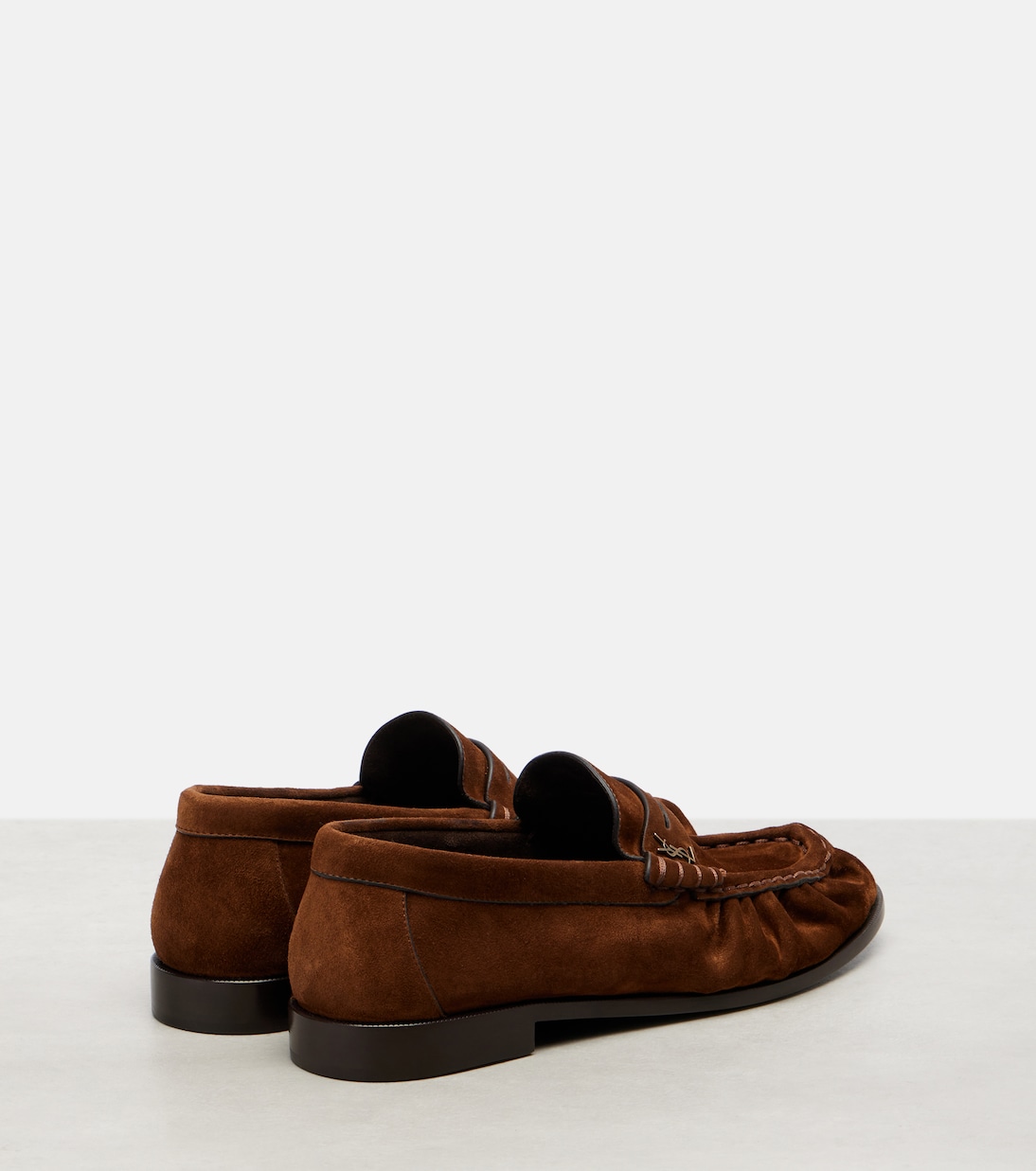 Le Loafer suede penny loafers | Saint Laurent