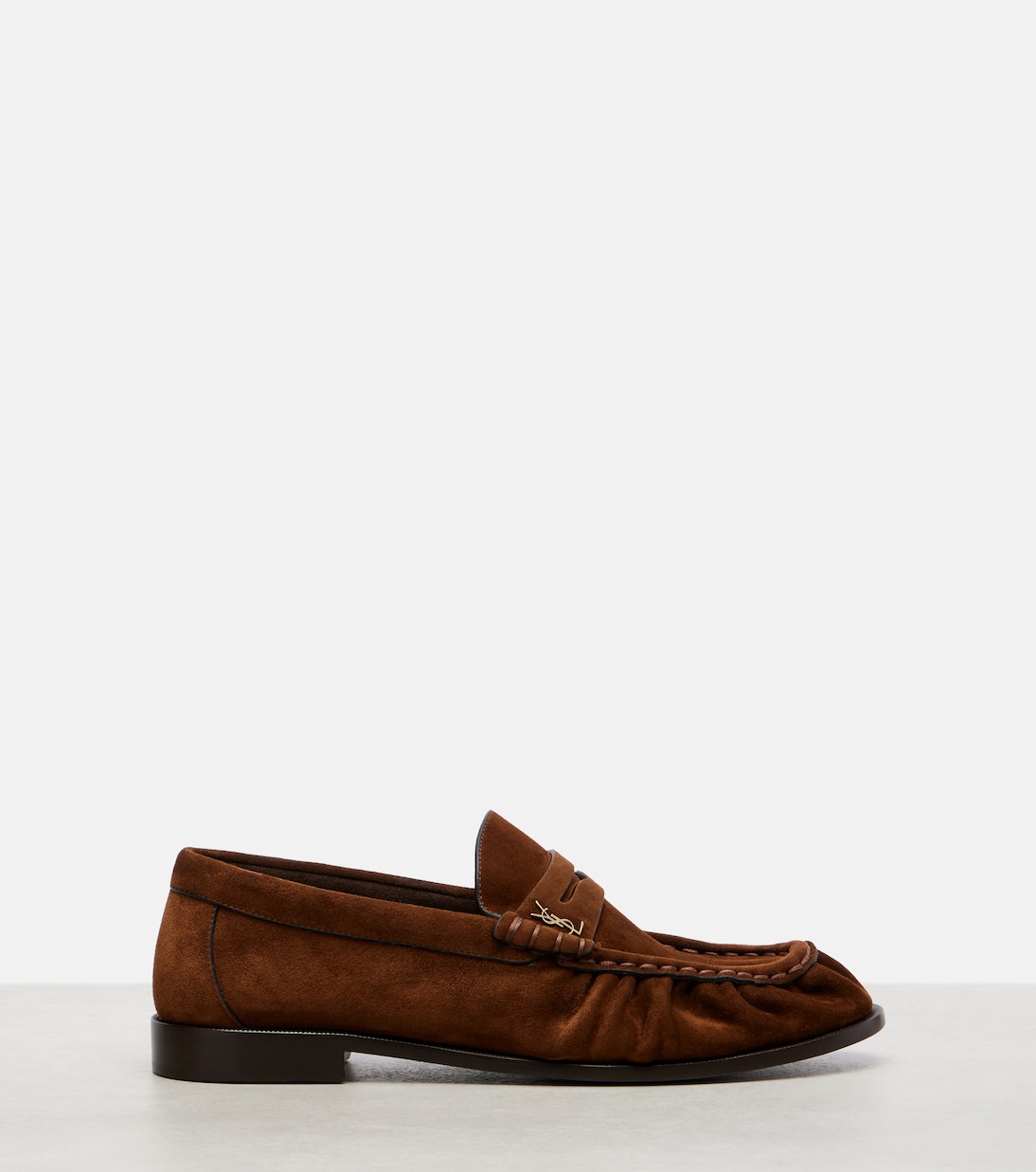 Le Loafer suede penny loafers | Saint Laurent