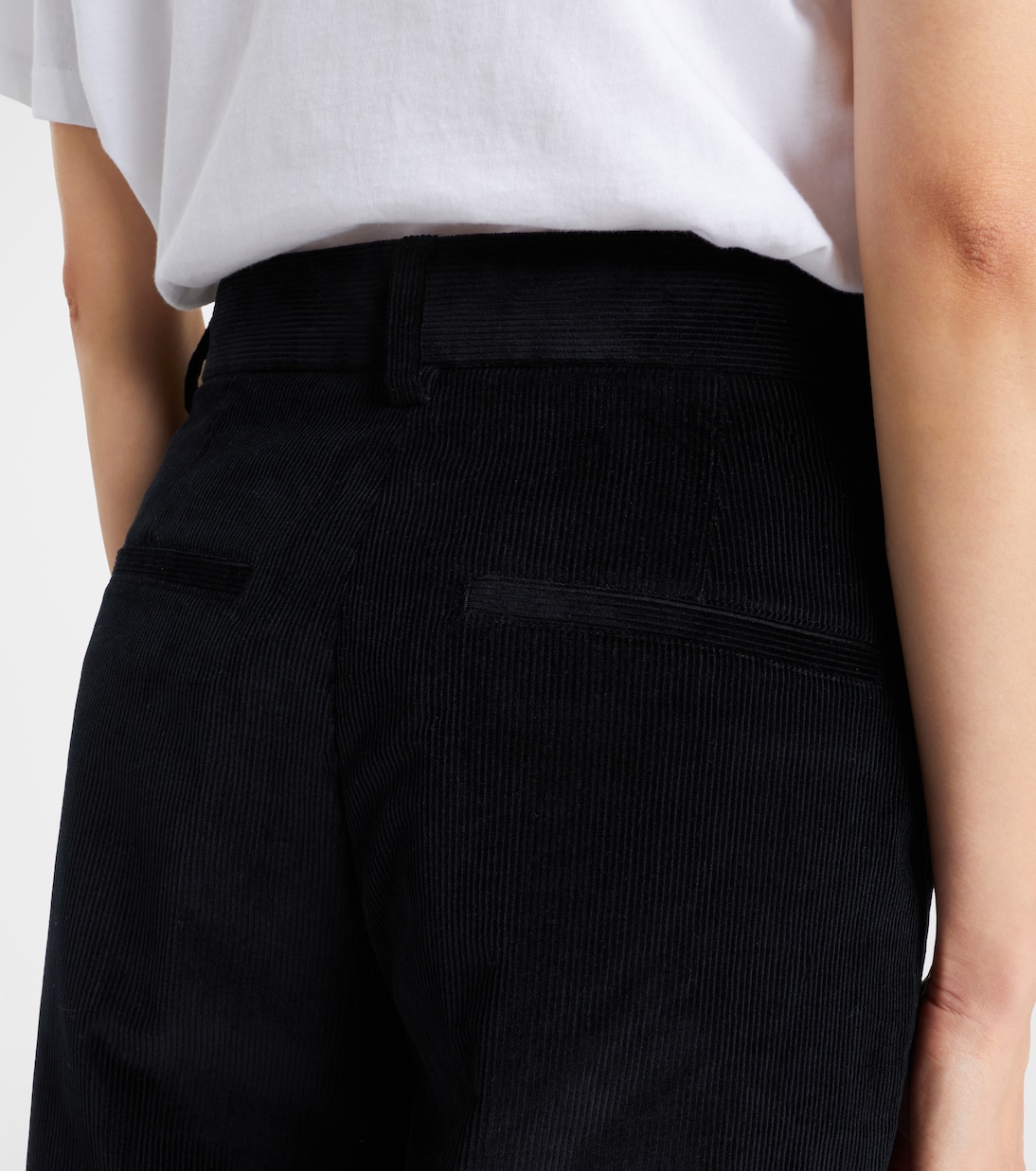 Deep Pleat cotton corduroy wide-leg pants | Toteme